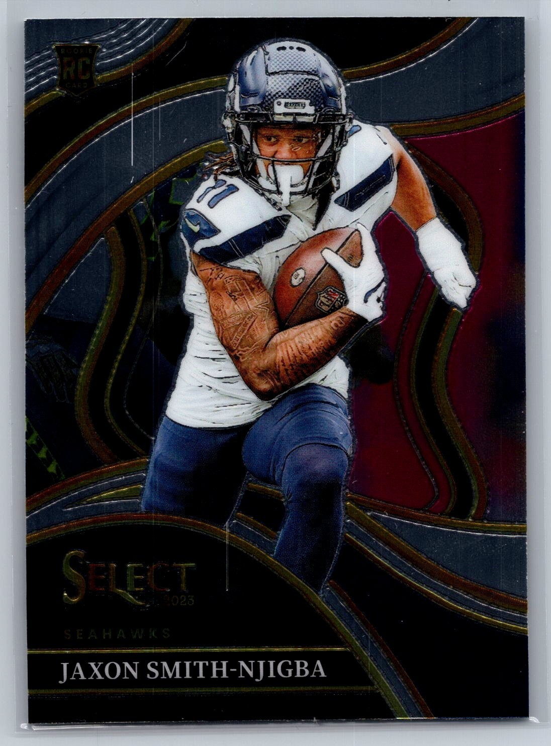 2023 panini select football jaxon smith-njigba club level rookie card #259