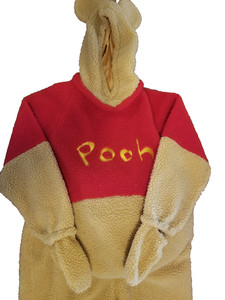 Vintage Disneyland Winnie The Pooh ADULT L Halloween Talking Costume Works Video