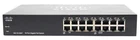 Cisco SG110-16HP 16-Port Gigabit PoE Network Switch; 6175372