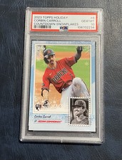 2023 Topps Holiday - Corbin Carroll Snowflakes ROOKIE /25! PSA 10. Rare!