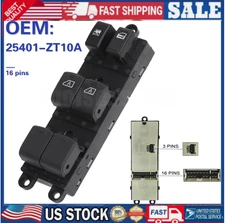 Master Power Window Control Switch For 2004-2014 Nissan Titan Cab Pickup 4-Door