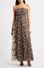 Parker Women's The Seleste Sleeveless Chiffon Maxi Dress Rich Black Size 4