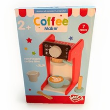 Play Right Coffee Maker Pretend Play Wooden New