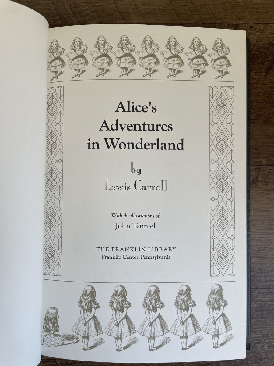 Lewis Carroll's Alice's Adventures in Wonderland Franklin Library