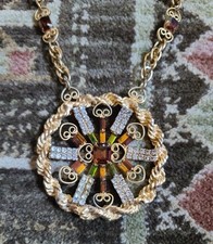 VTG 40s Eisenberg Fall Autumn Colors Statemen...