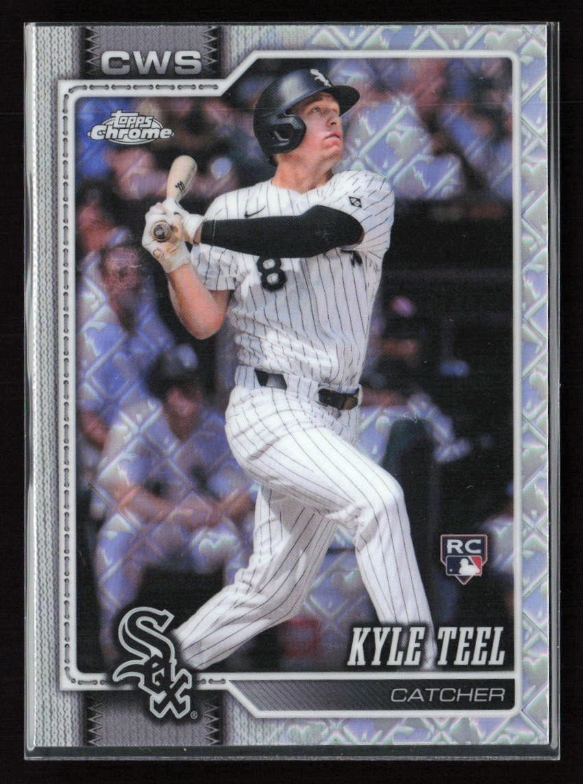 Kyle Teel #63 2026 Topps Chrome Logofractor Edition RC Chicago White Sox
