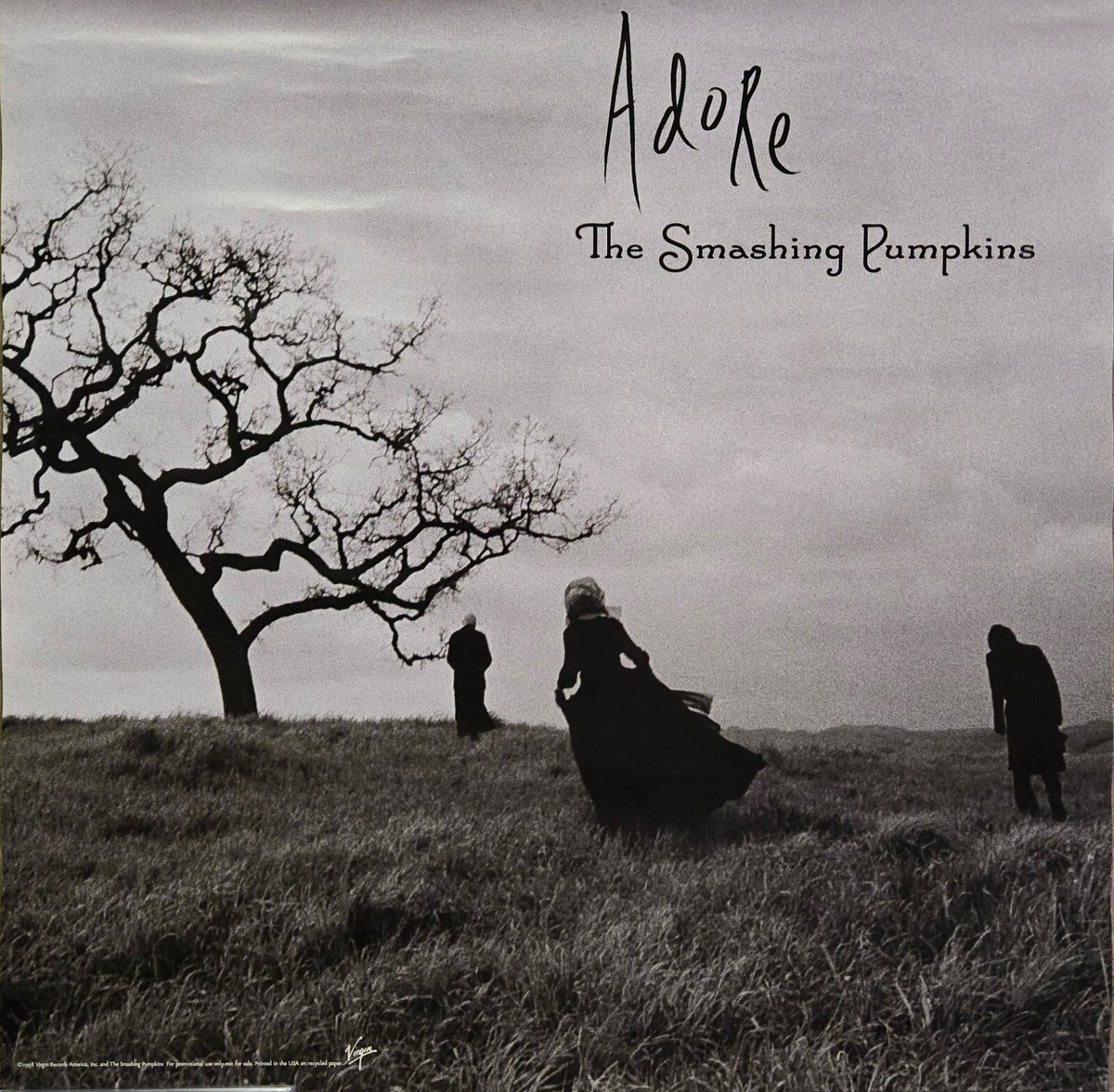 SMASHING PUMPKINS 'ADORE' Original Promo Poster 1998 Suitable For