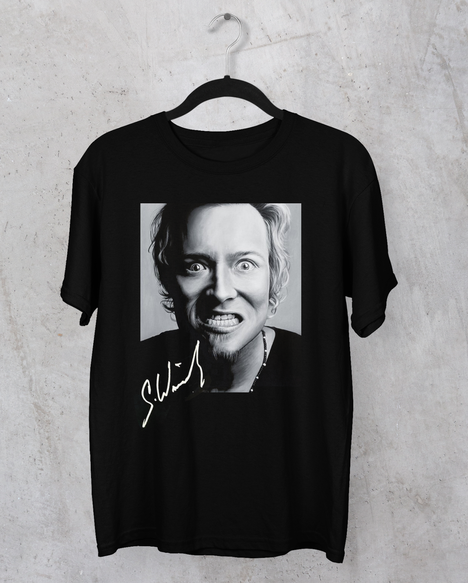 Scott Weiland NEW signed black T-shirt S-5Xl Unisex tee All sizes