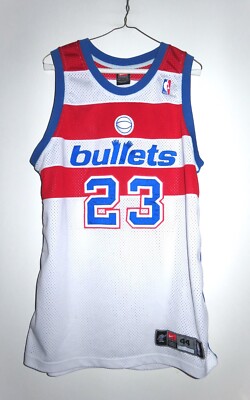 Authentic Nike Michael Jordan Washington Wizards Bullets Throwback