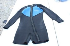 Bare Warm Water Series 3mm Long Sleeve Diving Wetsuit Men's M Black/Blue Medium