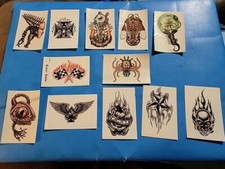 temporary tattoos men waterproof X12