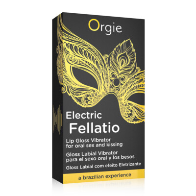 Orgie ELECTRIC FELLATIO Lip Gloss gel Tingling Oral sex & Kissing 10ml / 0.32oz