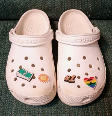 crocs slides with charms
