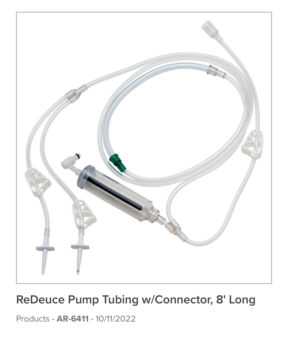 ●E.R.C. Arthrex AR-6411 ReDeuce Pump Inflow Tubing w/Connector, 8