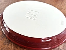 Well Equipped Kitchen Red Oval Baking Dish Casserole 12"x7.75" Serveware