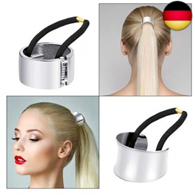 2 Stück Metall-Kreis Haargummis – Elastisch, Stylisch, Für Jeden Anlass