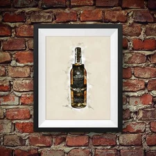 Basil Hayden's Annual 10 Year Kentucky Straight Bourbon Whiskey - Wall Art Decor