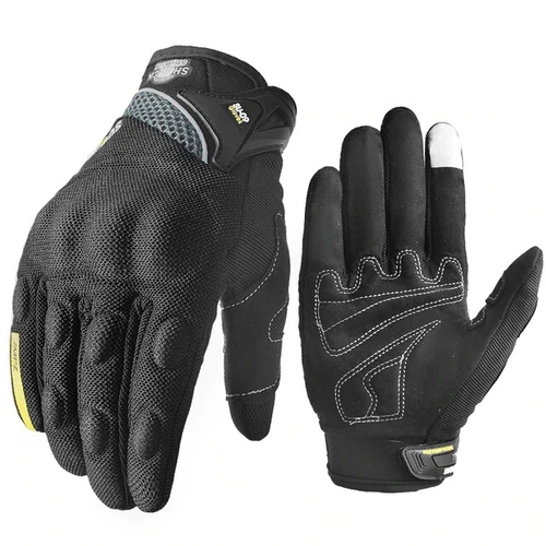 Motorrad Fahrradhandschuhe mit Knöchelschutz Touchscreen Sommer MTB Mountainbike - Bild 9 von 11