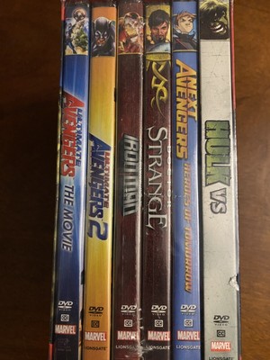 Marvel Animation: 6 Film Set (DVD, 2009, 6-Disc Set) for
