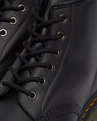 Dr Martens 6 Buchi 101 Black Nappa 26409001 Doc - Foto 2 di 8