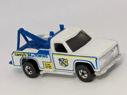Vintage 1974 Hot Wheels Larry's 24 HR Ramblin' Wrecker Tow Truck BW Hong Kong