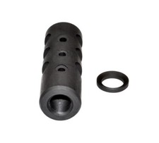 17HMR 1/2x28 TPI Thread Competition Muzzle Brake With Crush Washer