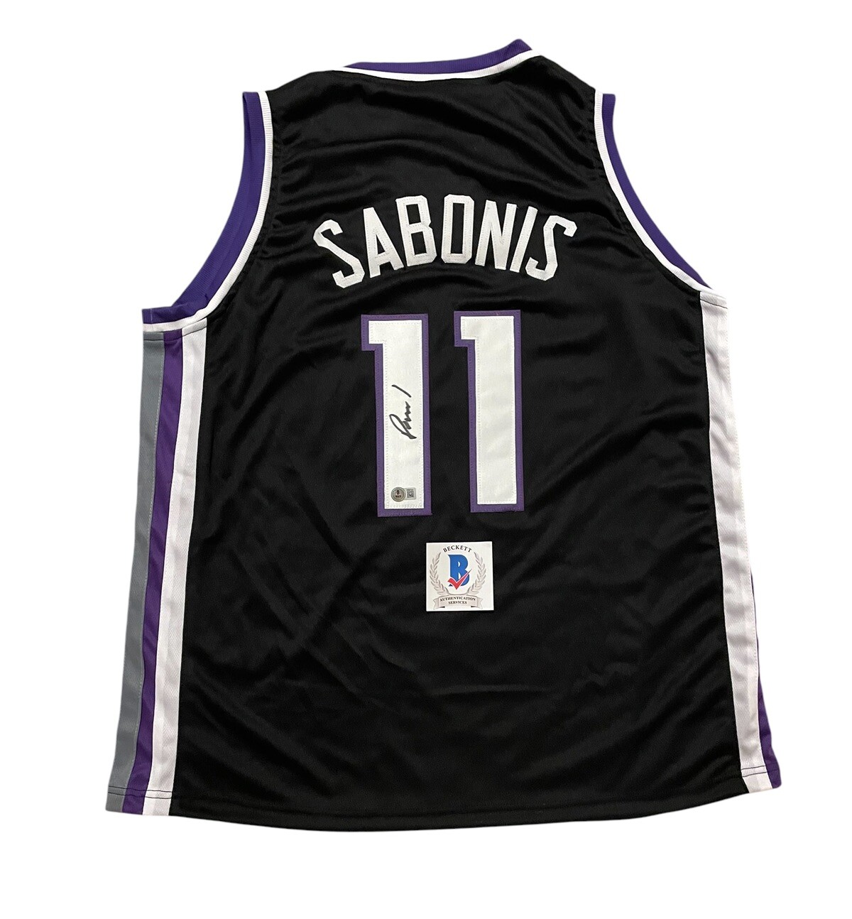Domantas Sabonis Autographed Signed Sacramento Kings Jersey Auto COA 
