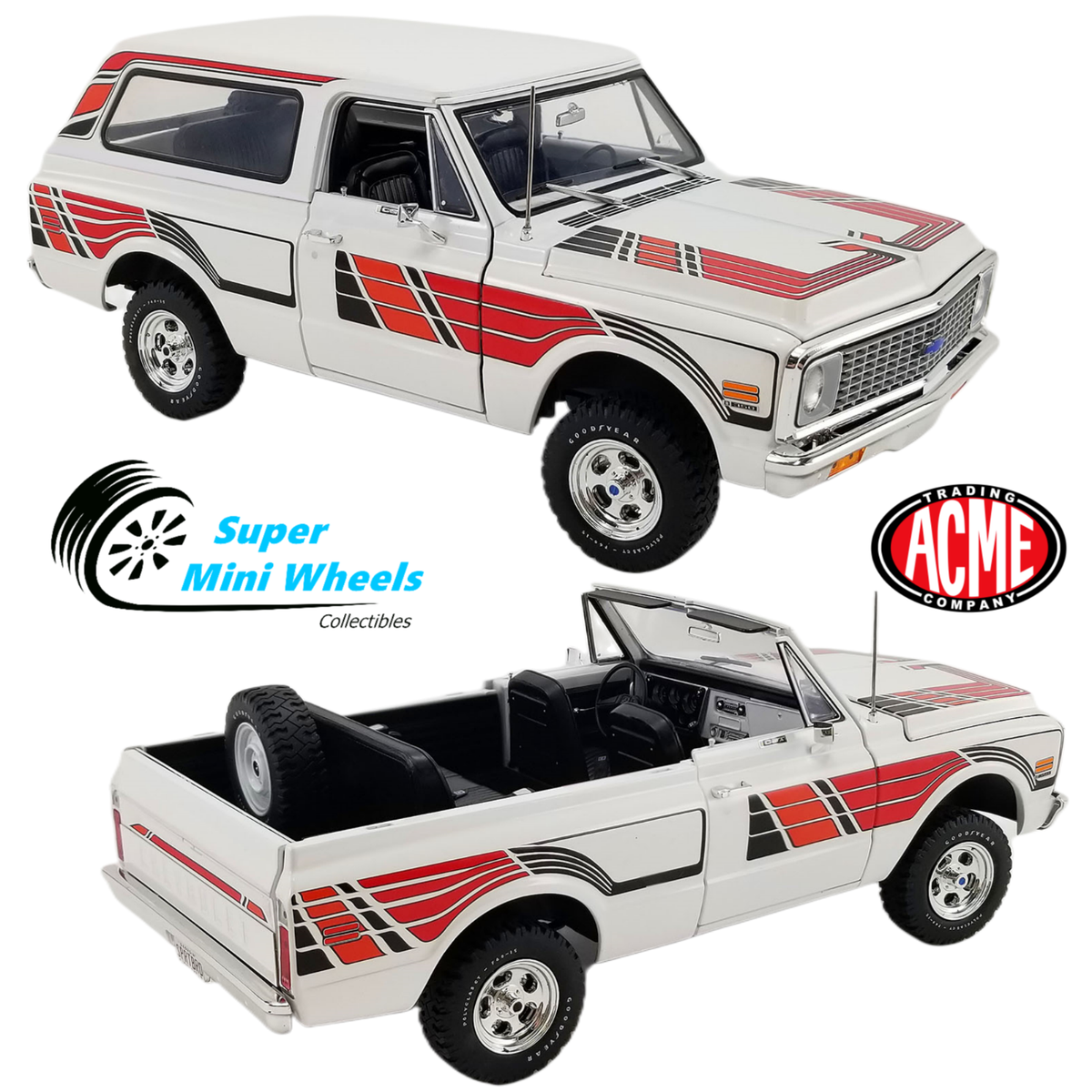 ACME 1:18 - 1972 CHEVROLET K5 BLAZER- FEATHERS EDITION A1807705 | eBay