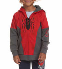 NEW Marvel Spider-Man Youth Full Zip Hoodie Size Large 14/16