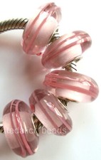 Wholesale 50/100pcs Silver Core Lampwork Murano Glass Beads European Charm TF131