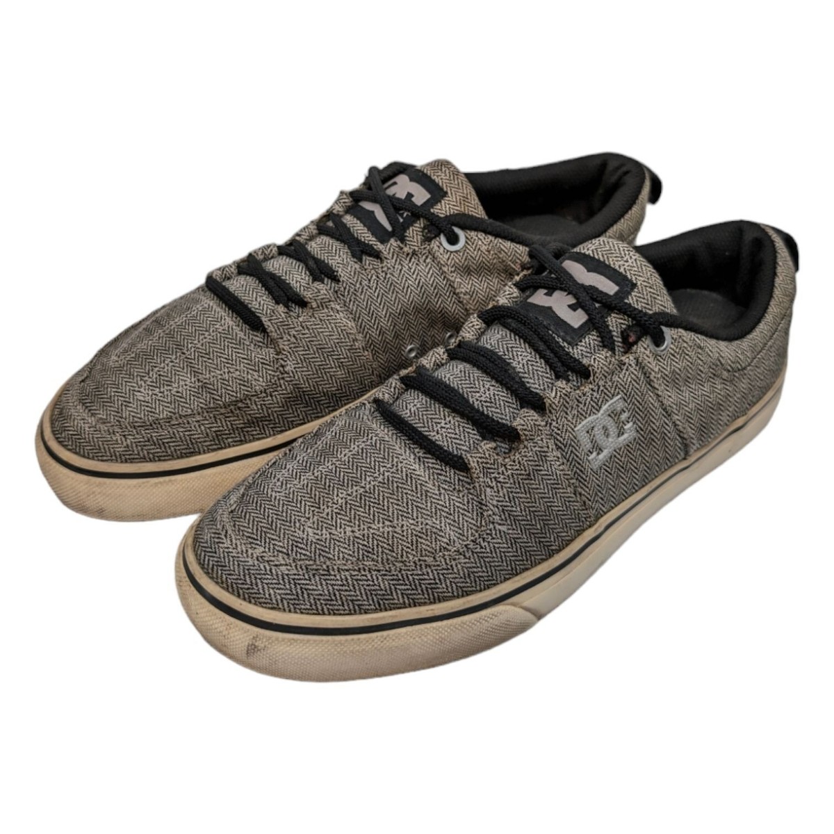 DC Lynx Vulc TX SE Shoes Womens Grey Canvas Skateboarding