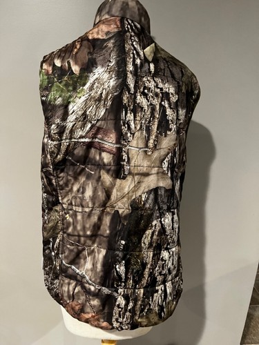 MOSSY OAK CAMO/GREEN Reversible Vest w/Thinsulate Insulation Size Medium - Picture 5 of 7