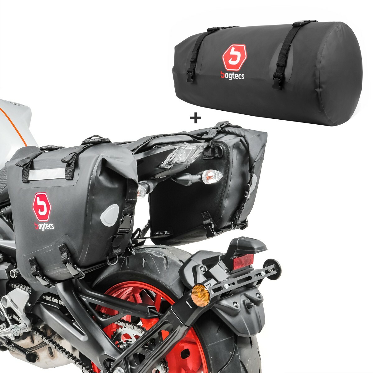 Borse laterali set per BMW R 1150 R Rockster WB50 posteriore