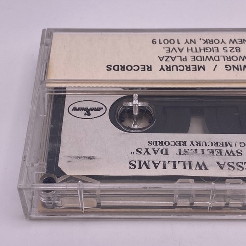 Vanessa Williams Sweetest Days Mercury Cassette 1994 Advance Promo R&B - Picture 8 of 13
