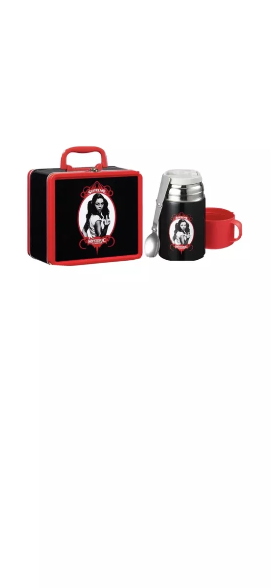 Supreme x Hysteric Glamour SS21, Lunch Box Black, Red