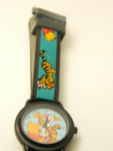  Winnie the Pooh,tiger  watch leather band new battery lot 555 box 137 - Picture 4 of 7