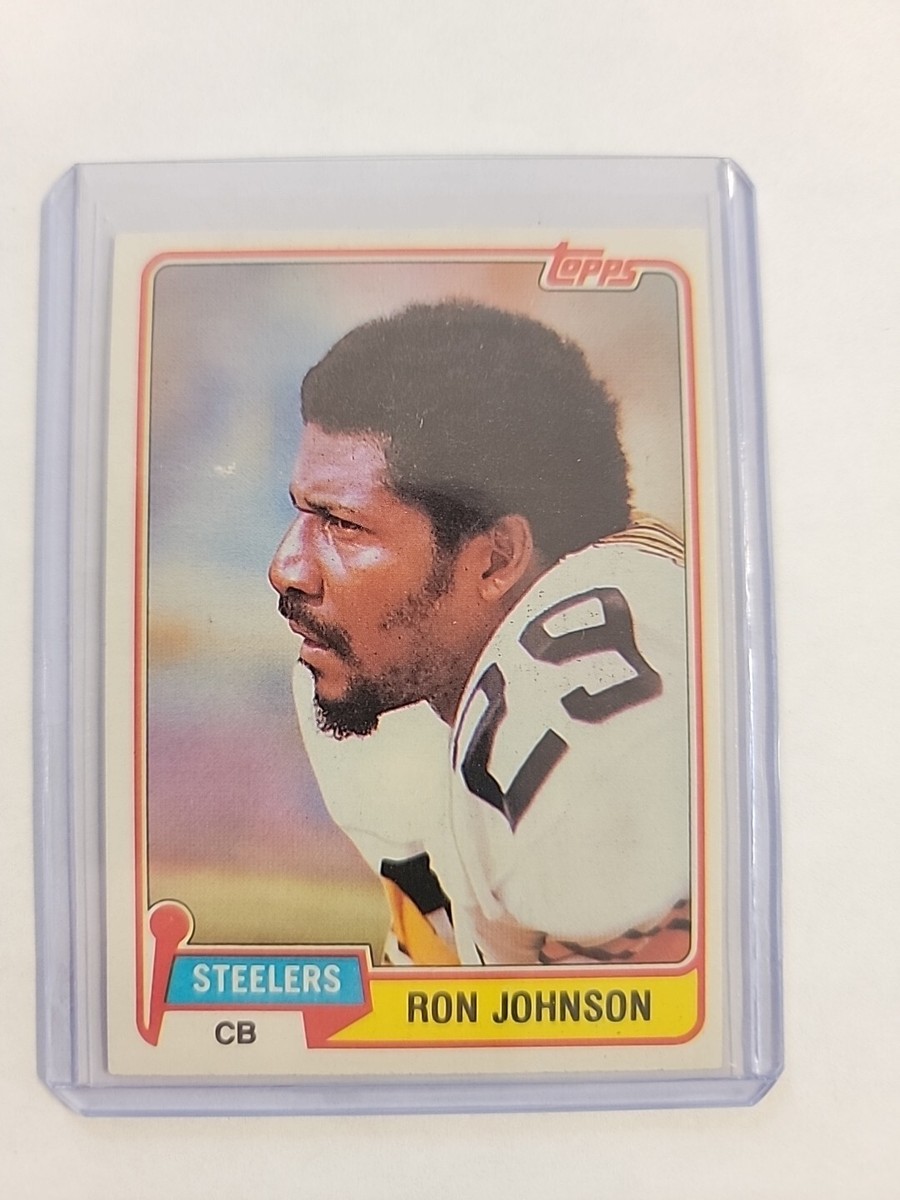 Ron Johnson, Cornerback, Pittsburgh Steelers, #278 Topps 1981 Mint