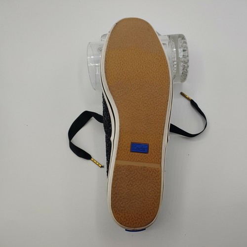 Kate Spade Keds ONE SHOE ONLY Amputee womens 8.5 New York Black Glitter Sneaker - Picture 8 of 10