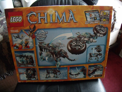 LEGO LEGENDS OF CHIMA #70145 MAULA'S ICE MAMMOTH STOMPER 604 PCS