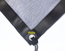 8'x8' 8x8 2.4x2.4m Black Double Net Scrim for overhead butterfly