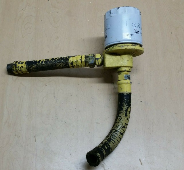 Used New Holland L325 Skid Steer Hyd Oil Filter Base, NH part 263204