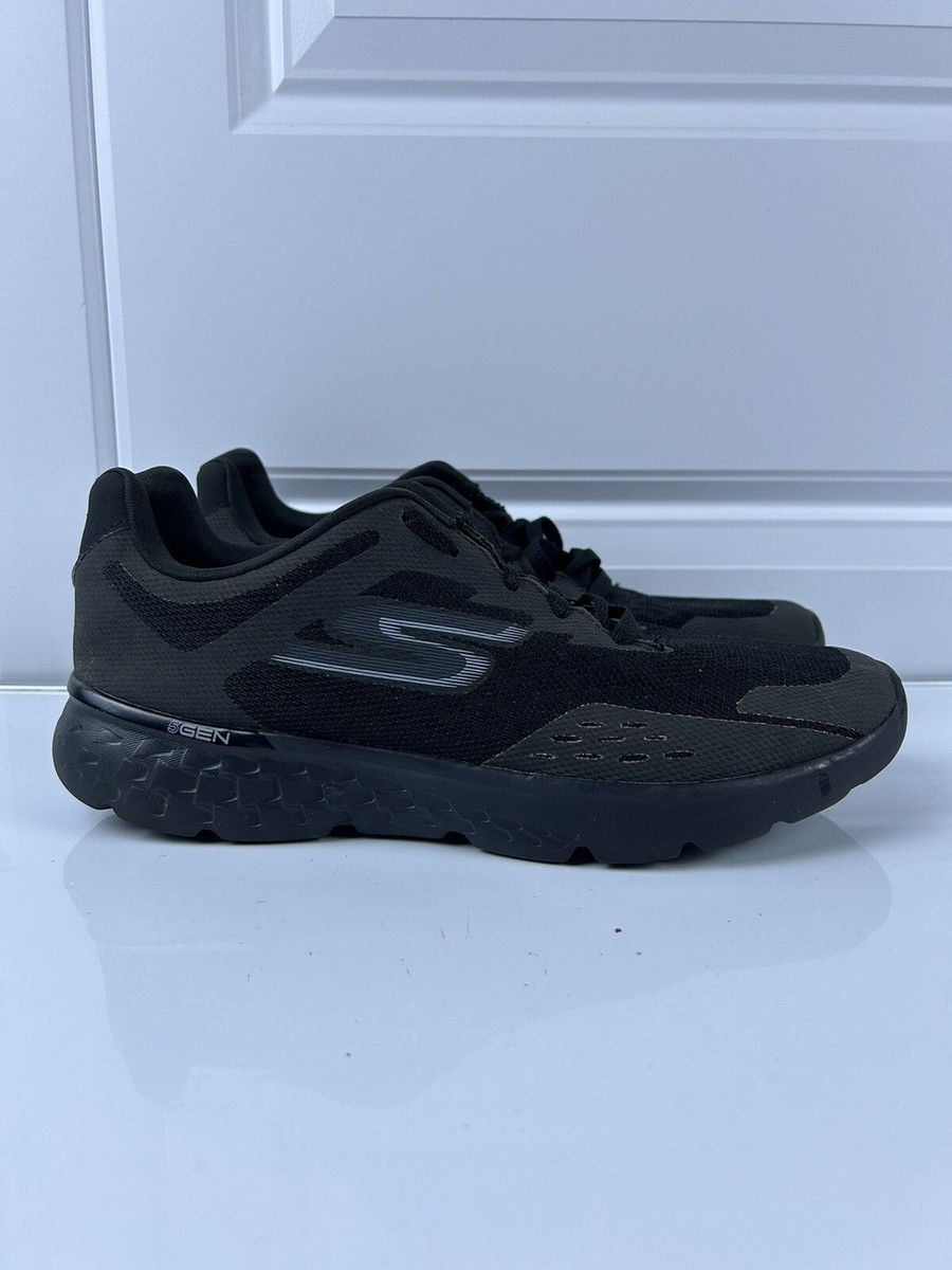 Skechers GoGa Go Run 400 Mens Size 8.5 Black 5 Gen Quick Fit