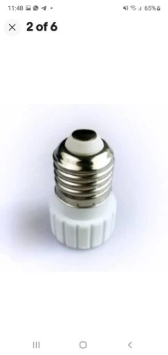 Adapter E27 - GU10 Lamp Socket Converter Socket Lamp Base Socket UK Stock - Image 3 of 4