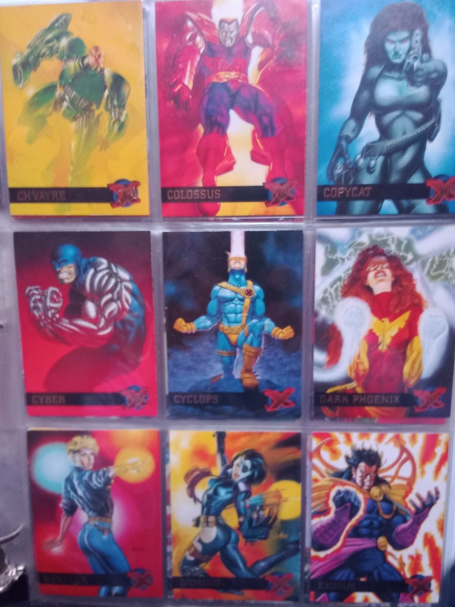 fleer ultra X-MEN 10枚セット レア 1995 FLEER ULTRA X-MEN CHROMIUM Alternate X Embossed INSERT
