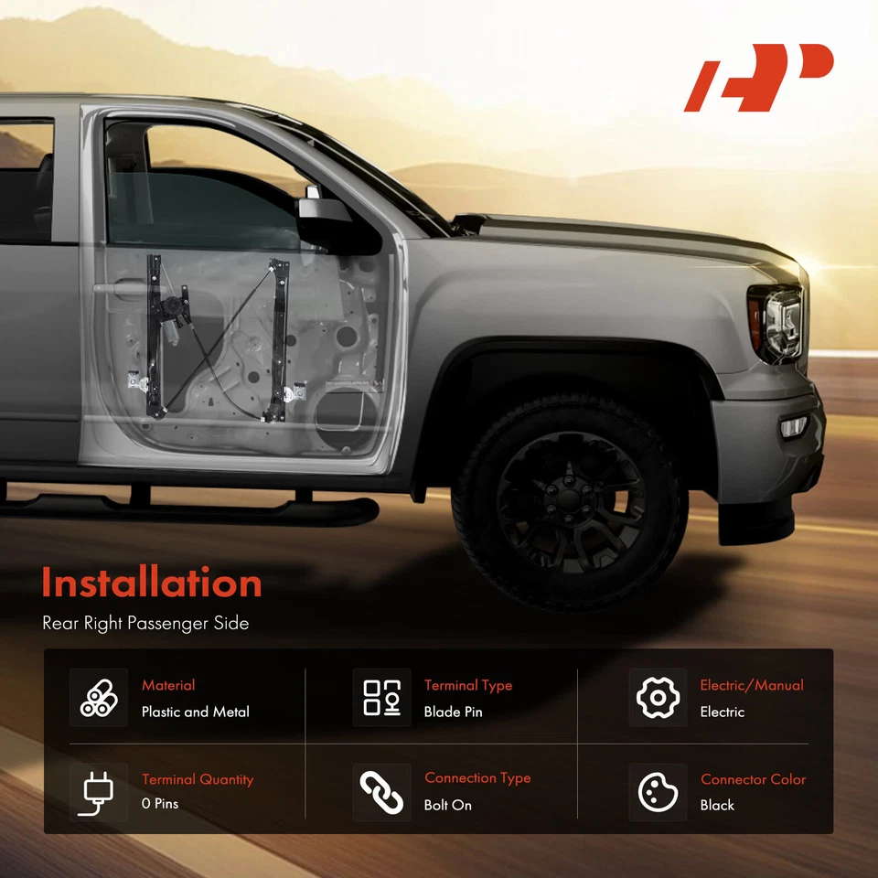 Regulador de ventana eléctrica trasero A-Premium para Audi A8 2015 2016 A8 Quattro 2011-2018 Foto 4 de 4