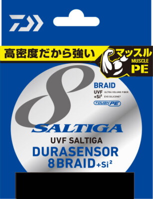 Tresse Daiwa UVF Saltiga Dura X8 Si2, 200m, PE 1, Pour Pêche En Mer
