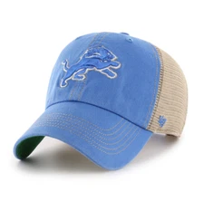 Detroit Lions '47 Brand Blue Trawler Clean Up Adjustable Trucker Dad Hat