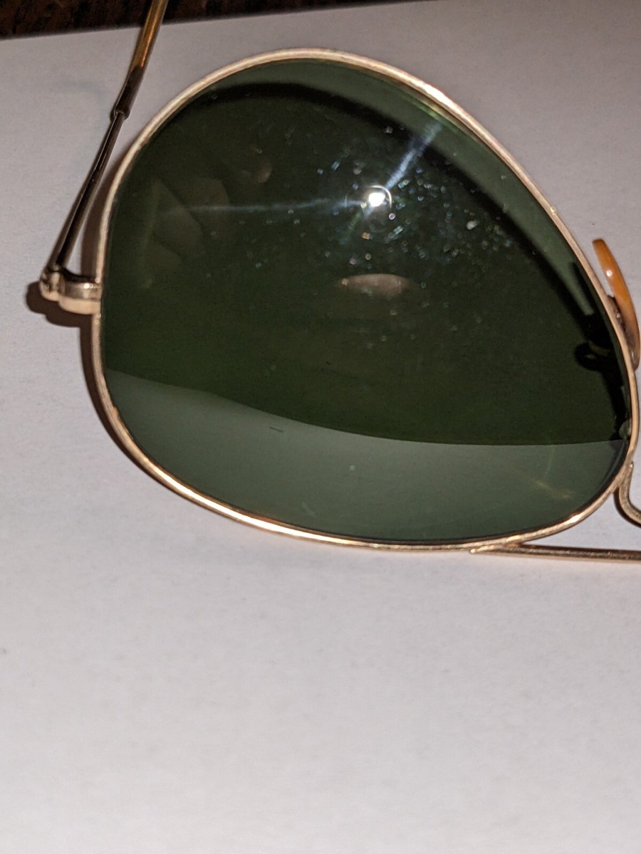Vtg WWII 40s B&L Ray Ban 1940s Aviator Sunglasses 1/10 12k