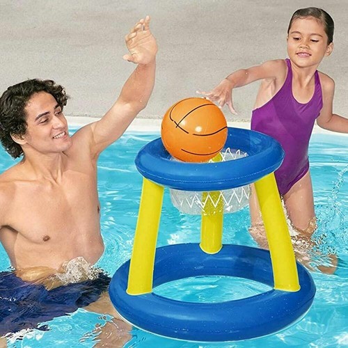 Bestway Canestro Gonfiabile Galleggiante per basket gioco in piscina con pallone