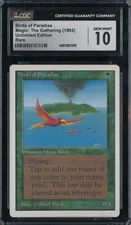 CGC 10 Gem Mint Unlimited - Birds of Paradise - MTG - Magic - (BGS 9.5 Quality)